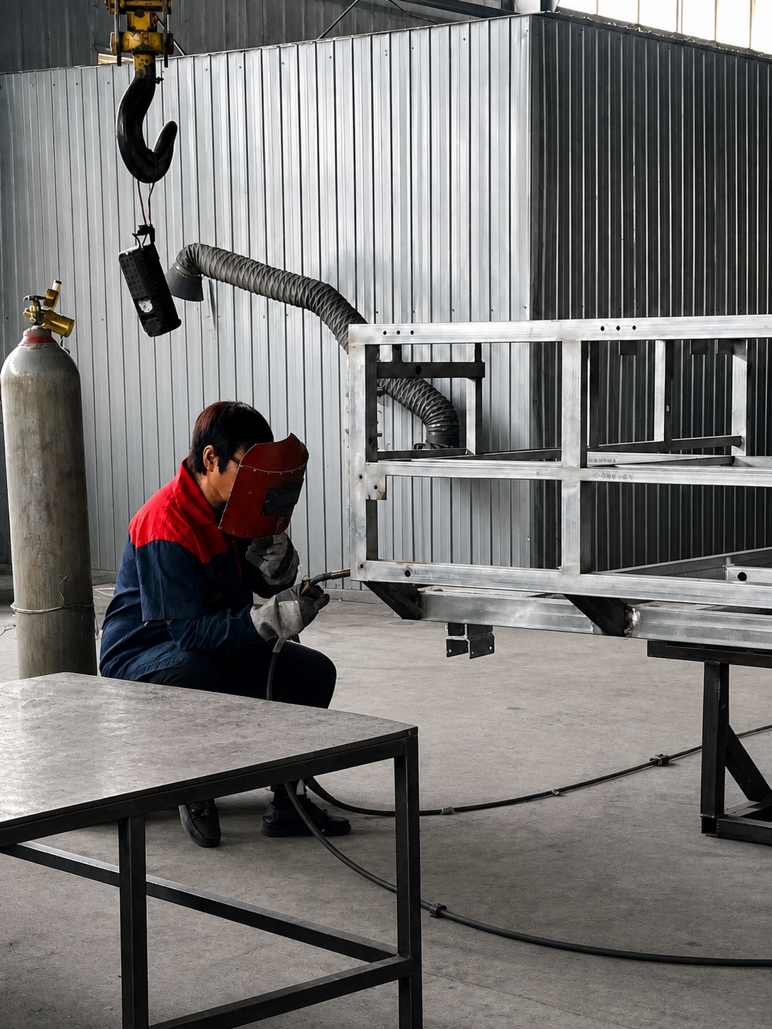 Metal-frame welding