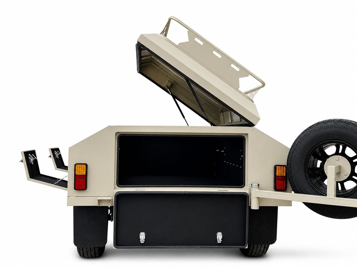 Storage body, compartments, fridge, power, chassis and suspension details 2