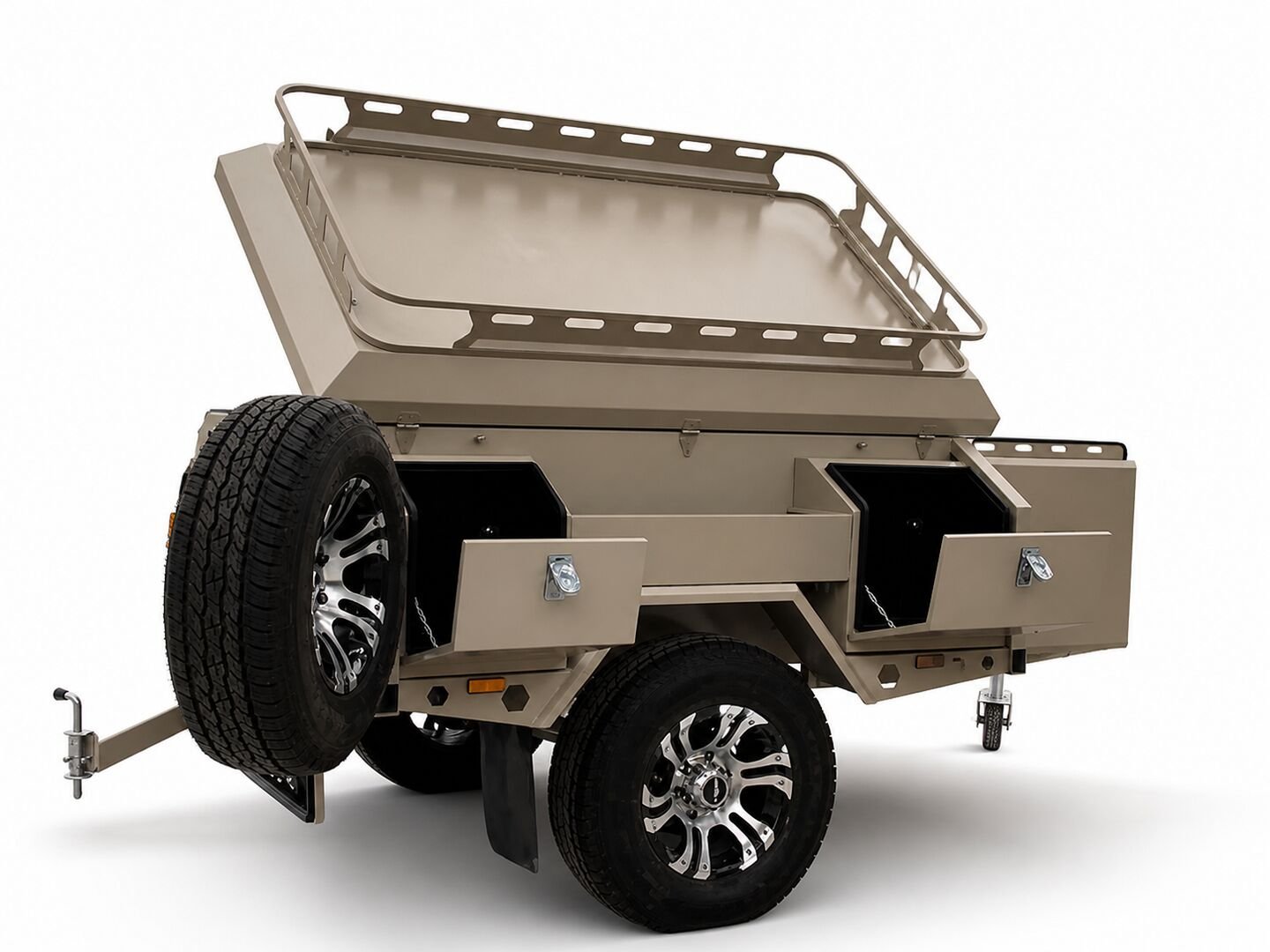 Storage body, compartments, fridge, power, chassis and suspension details 10