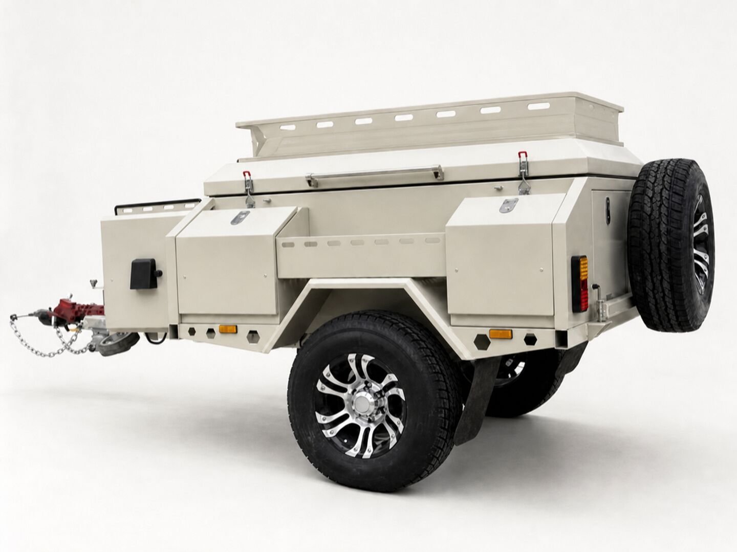 Storage body, compartments, fridge, power, chassis and suspension details 14