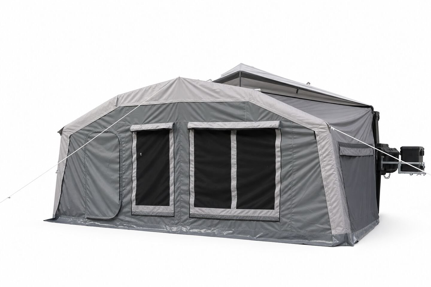 Vehicle, tent body, storage, chassis, interior and towing details 18