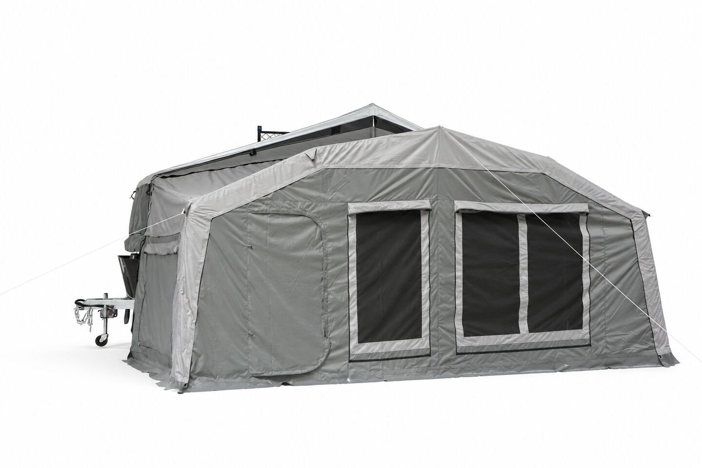 Vehicle, tent body, storage, chassis, interior and towing details 47