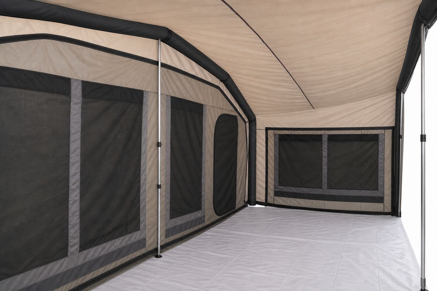 Vehicle, tent body, storage, chassis, interior and towing details 69