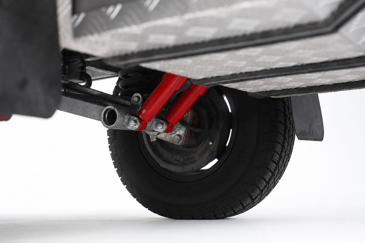 Vehicle, tent body, storage, chassis and towing details 44
