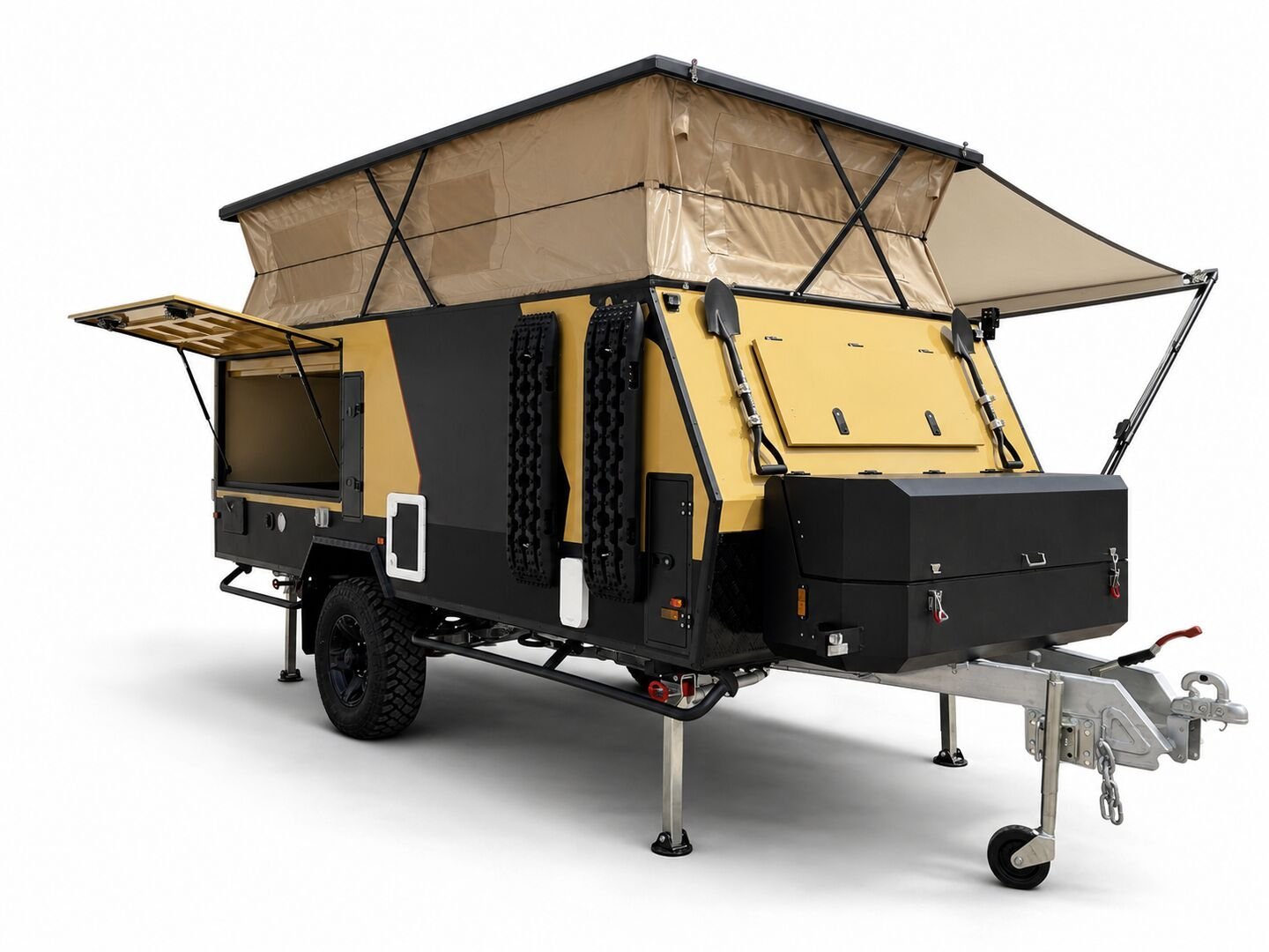 Vehicle, front box, kitchen, water, chassis and interior details 32