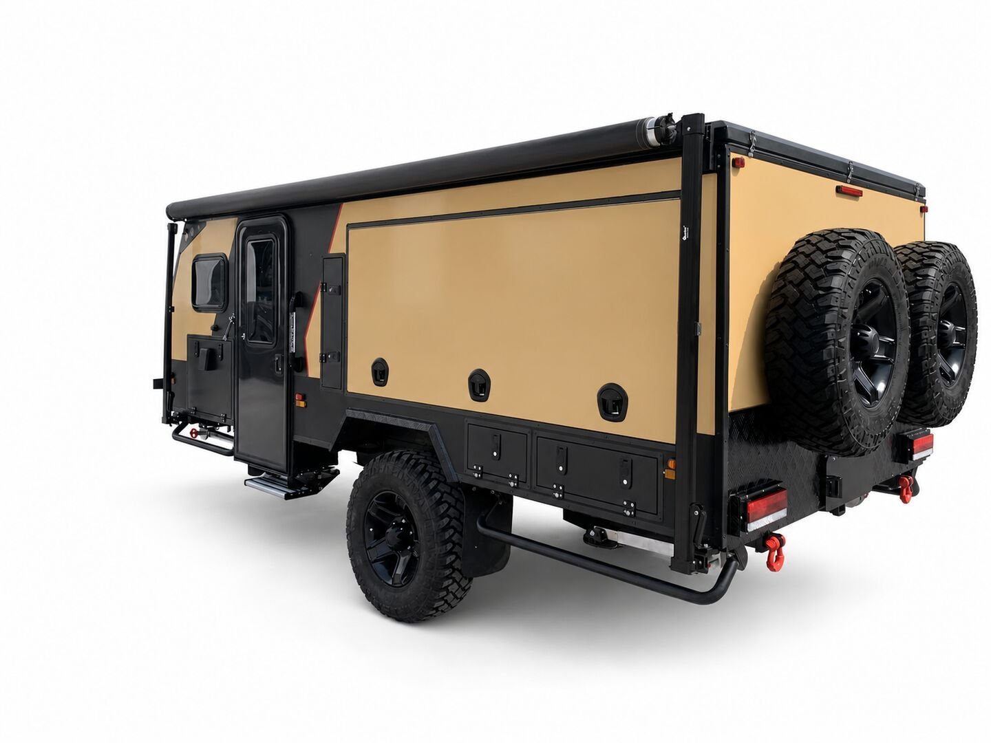 Vehicle, front box, kitchen, water, chassis and interior details 51