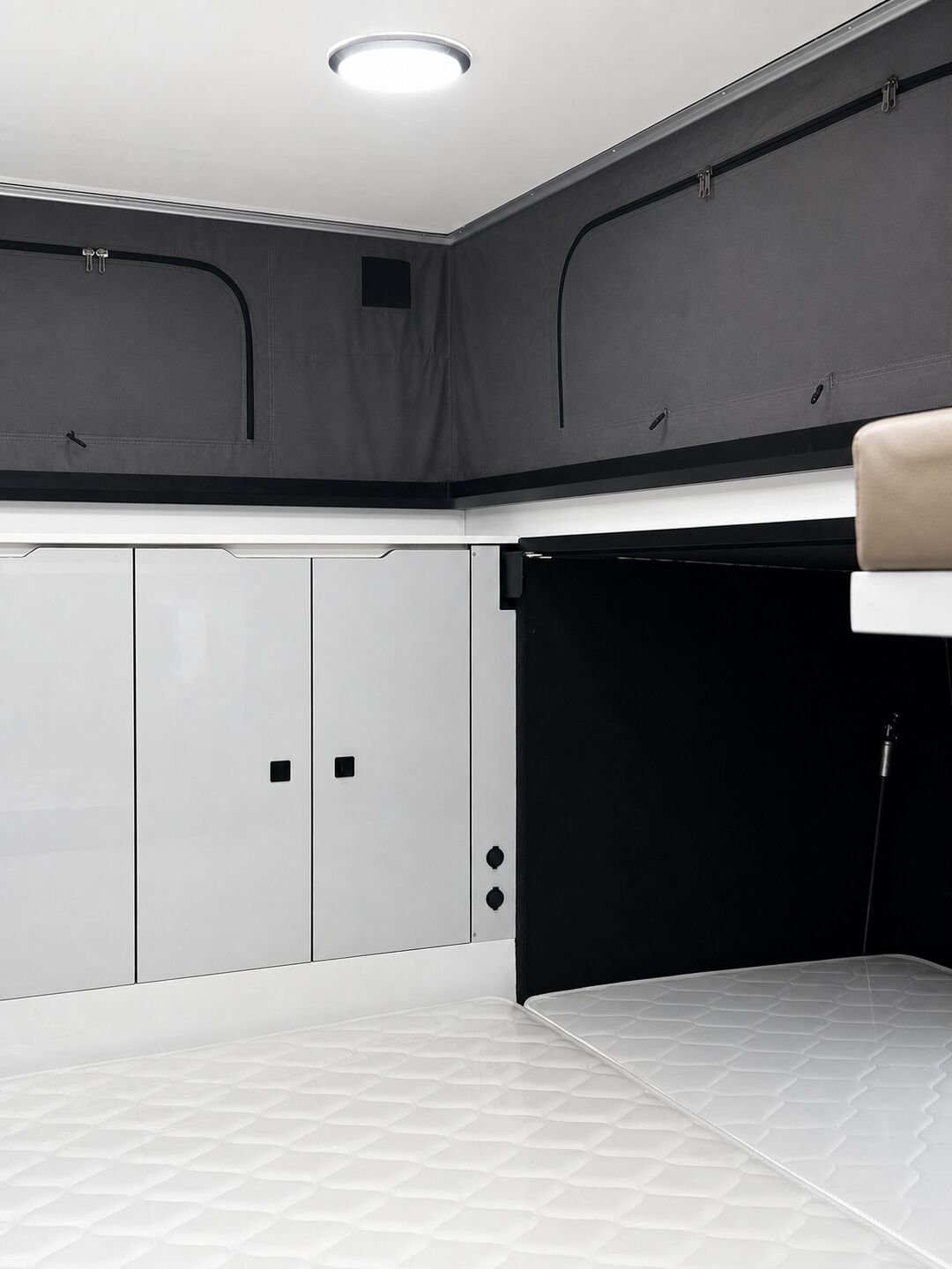 Vehicle, expansion, bathroom, interior and control-system details 19