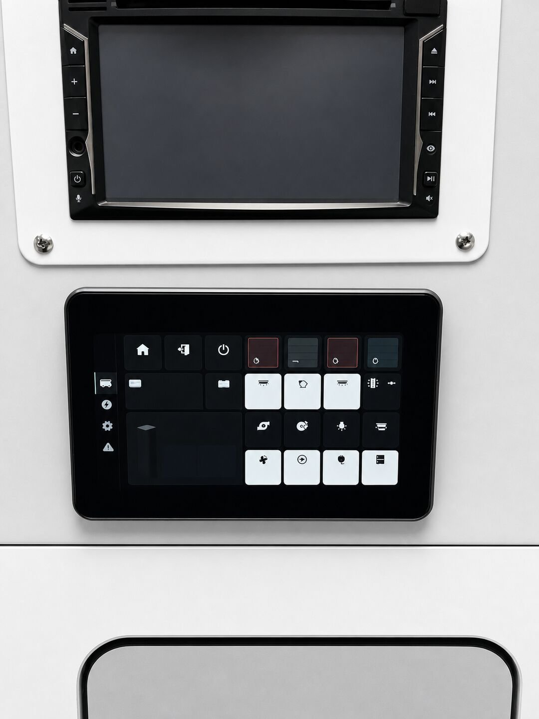 Vehicle, expansion, bathroom, interior and control-system details 25