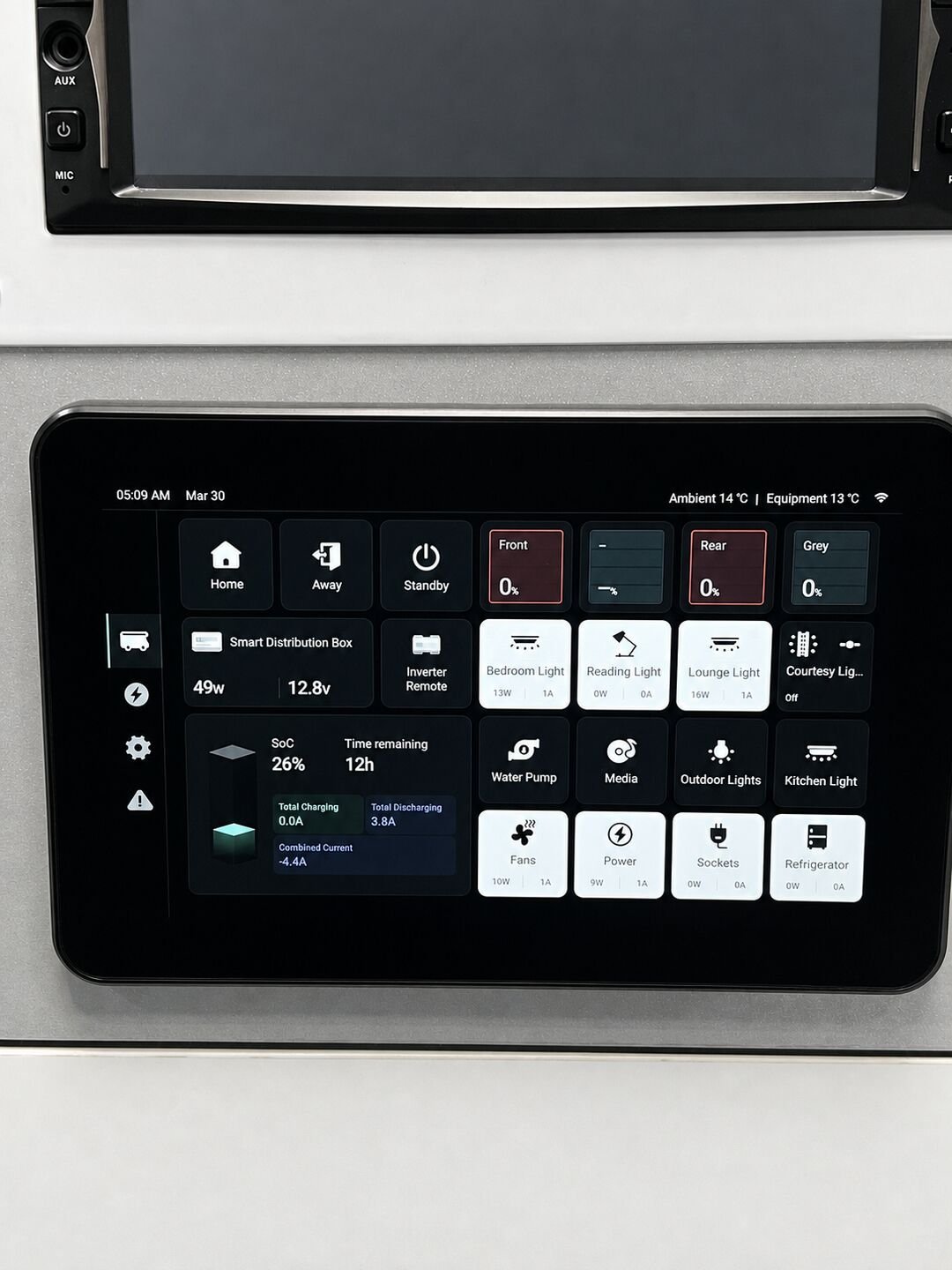 Vehicle, expansion, bathroom, interior and control-system details 33
