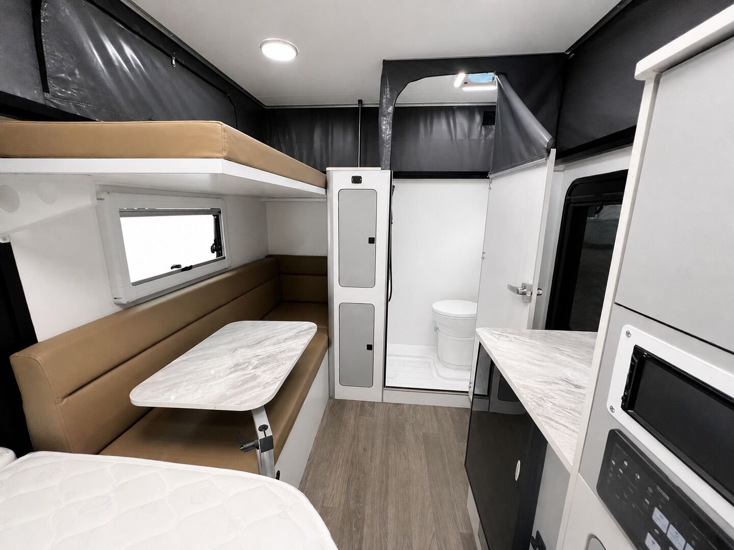 Vehicle, expansion, bathroom, interior and control-system details 36