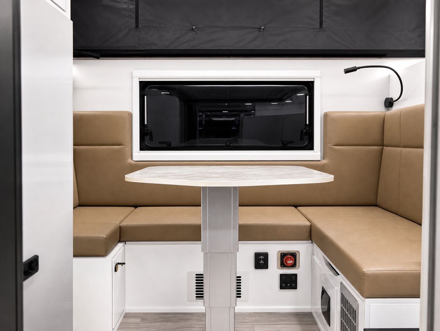 Vehicle, exterior kitchen, spare tyres, interior and control-system details 15