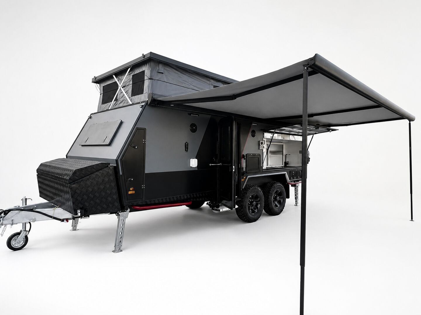 Vehicle, exterior kitchen, spare tyres, interior and control-system details 20