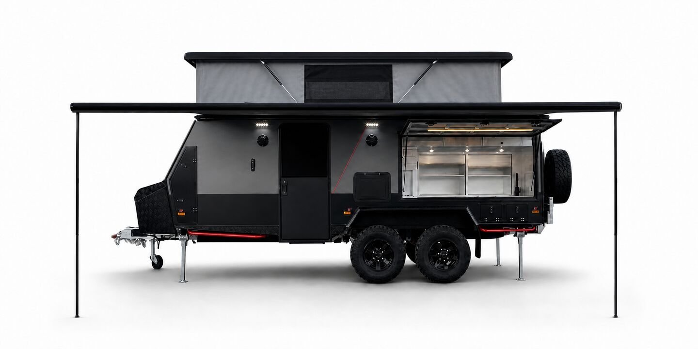 Vehicle, exterior kitchen, spare tyres, interior and control-system details 32