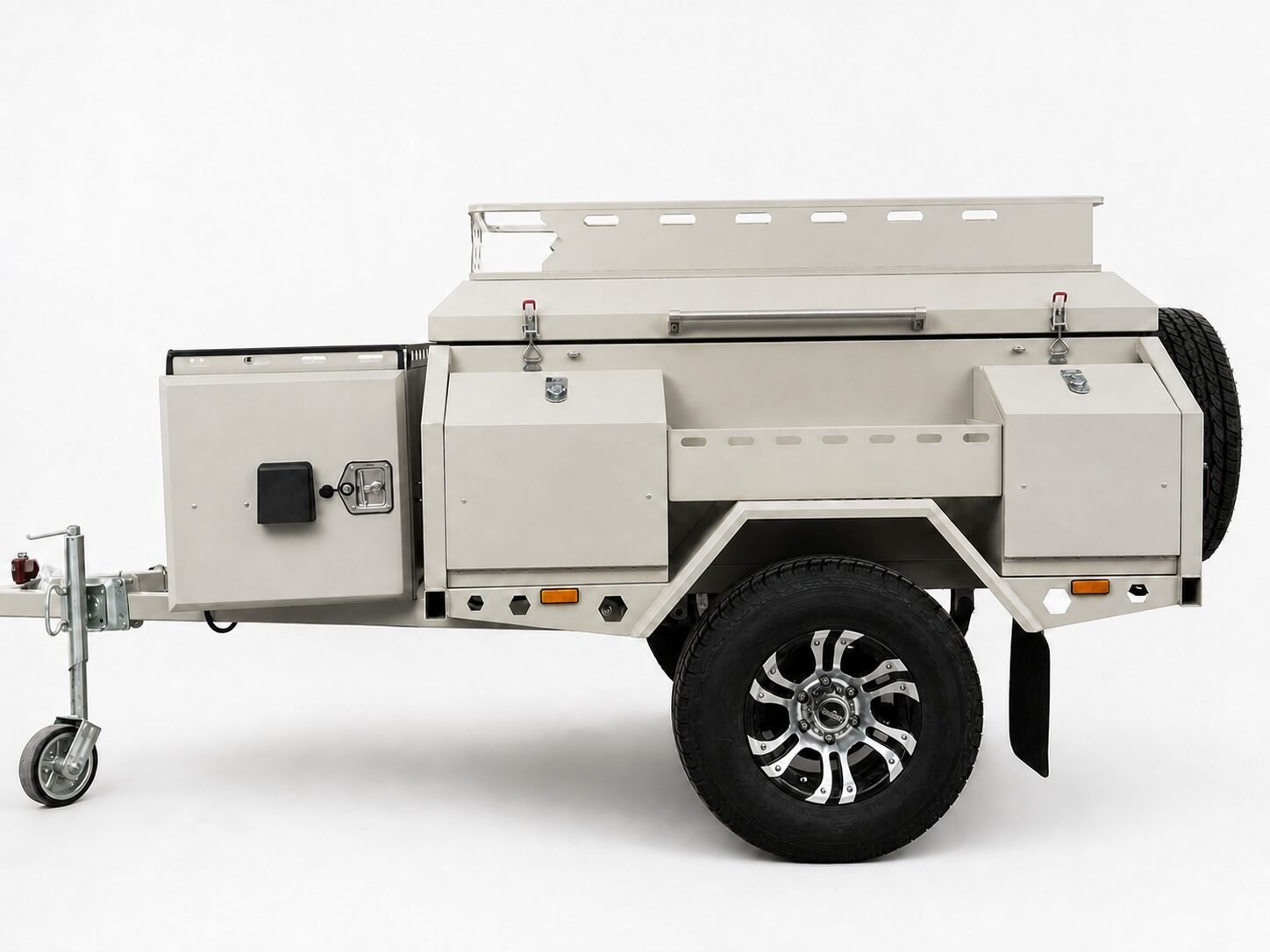 Cargo utility trailer right-side profile